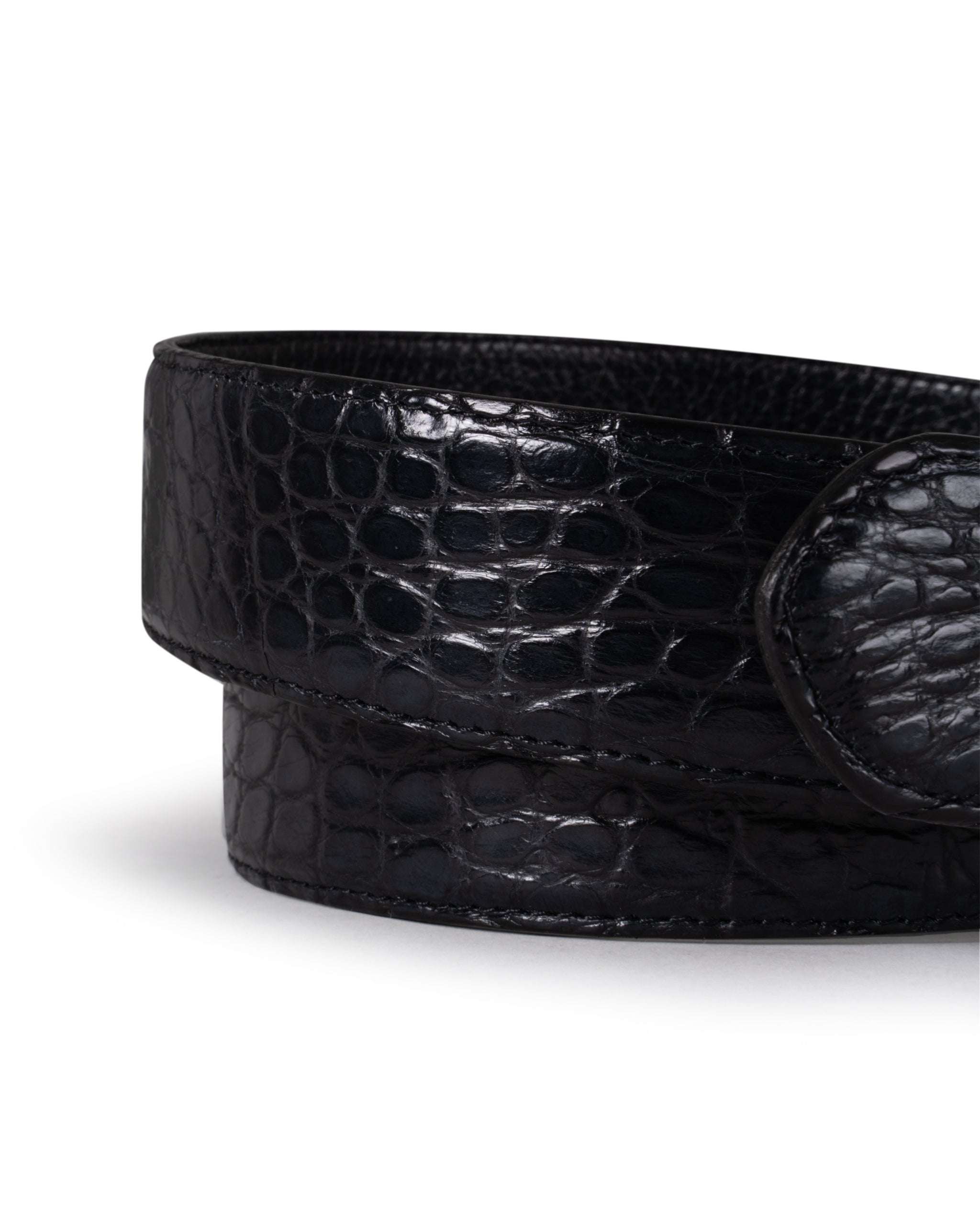 SOFT ALIGATOR BELT WITH BUCKLE