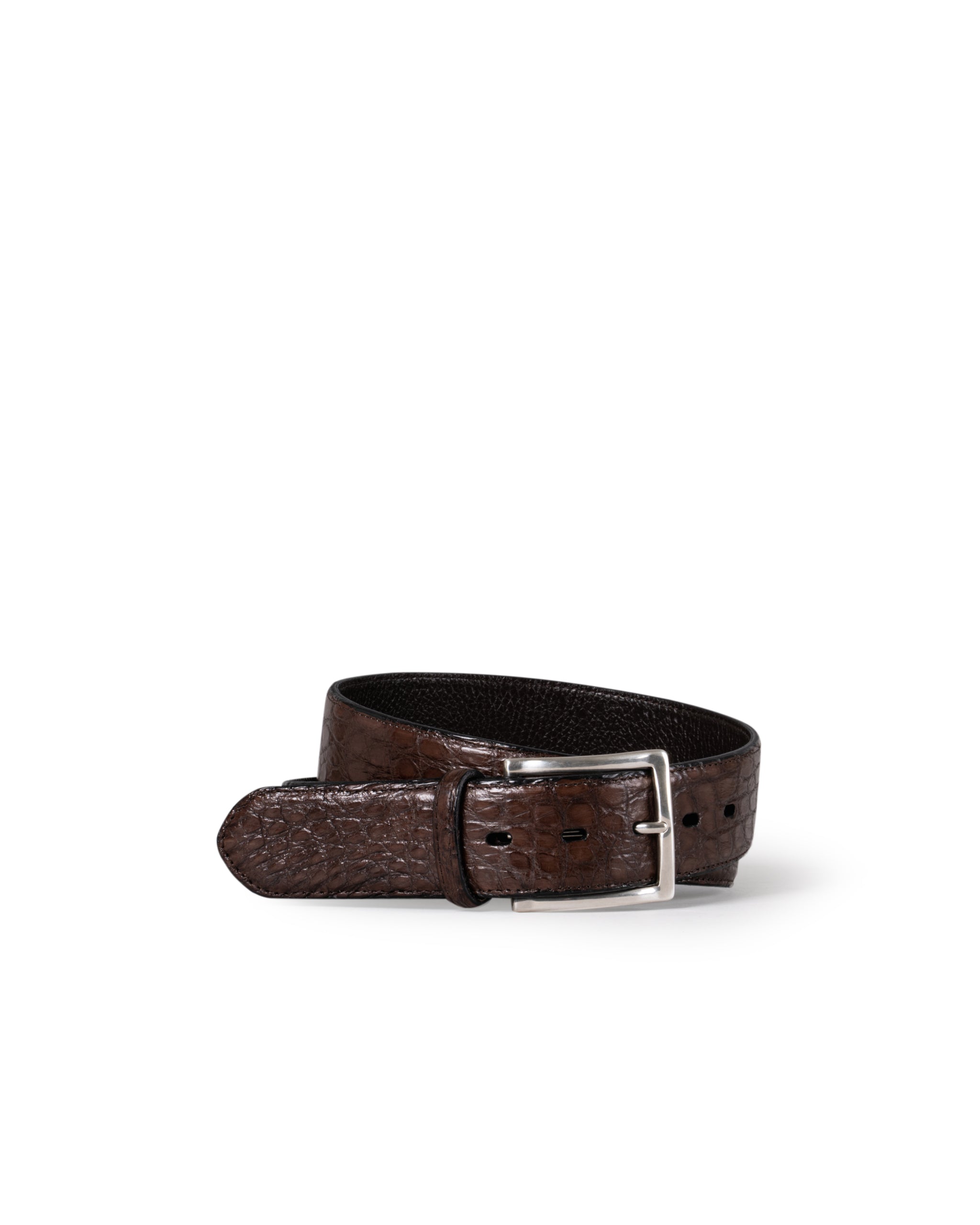 SOFT ALIGATOR BELT WITH BUCKLE