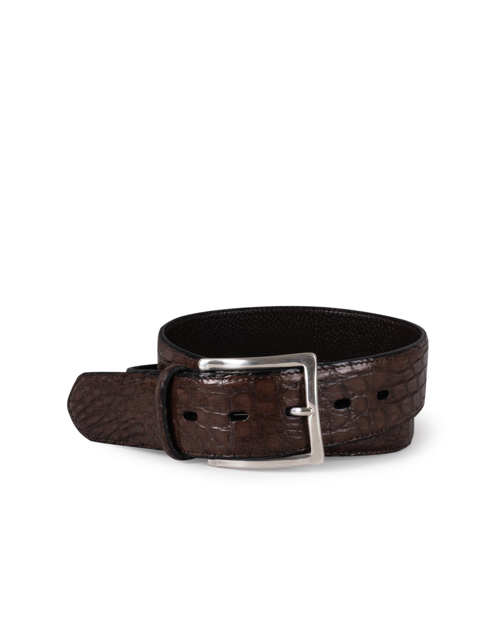 SOFT ALIGATOR BELT WITH BUCKLE