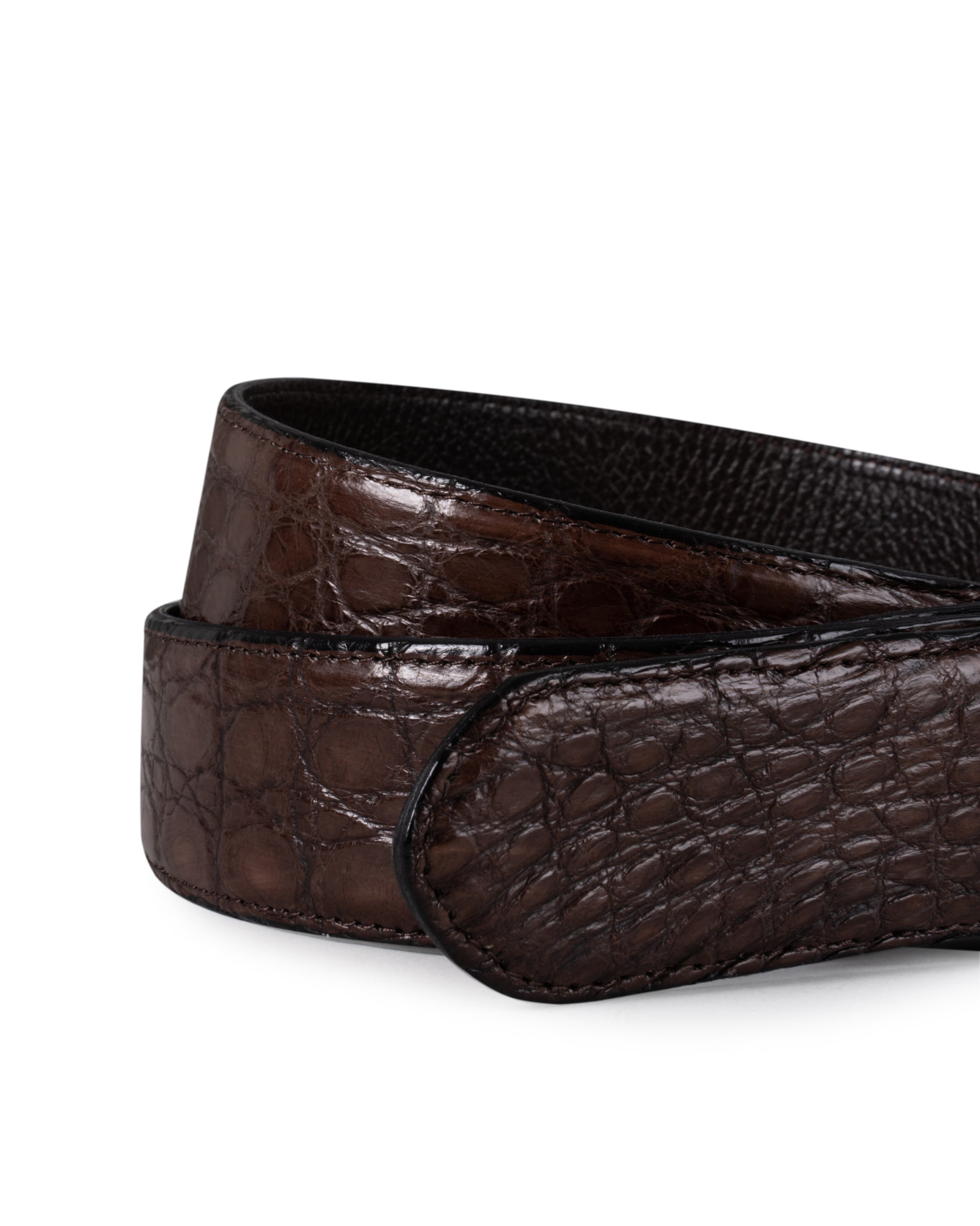 SOFT ALIGATOR BELT WITH BUCKLE