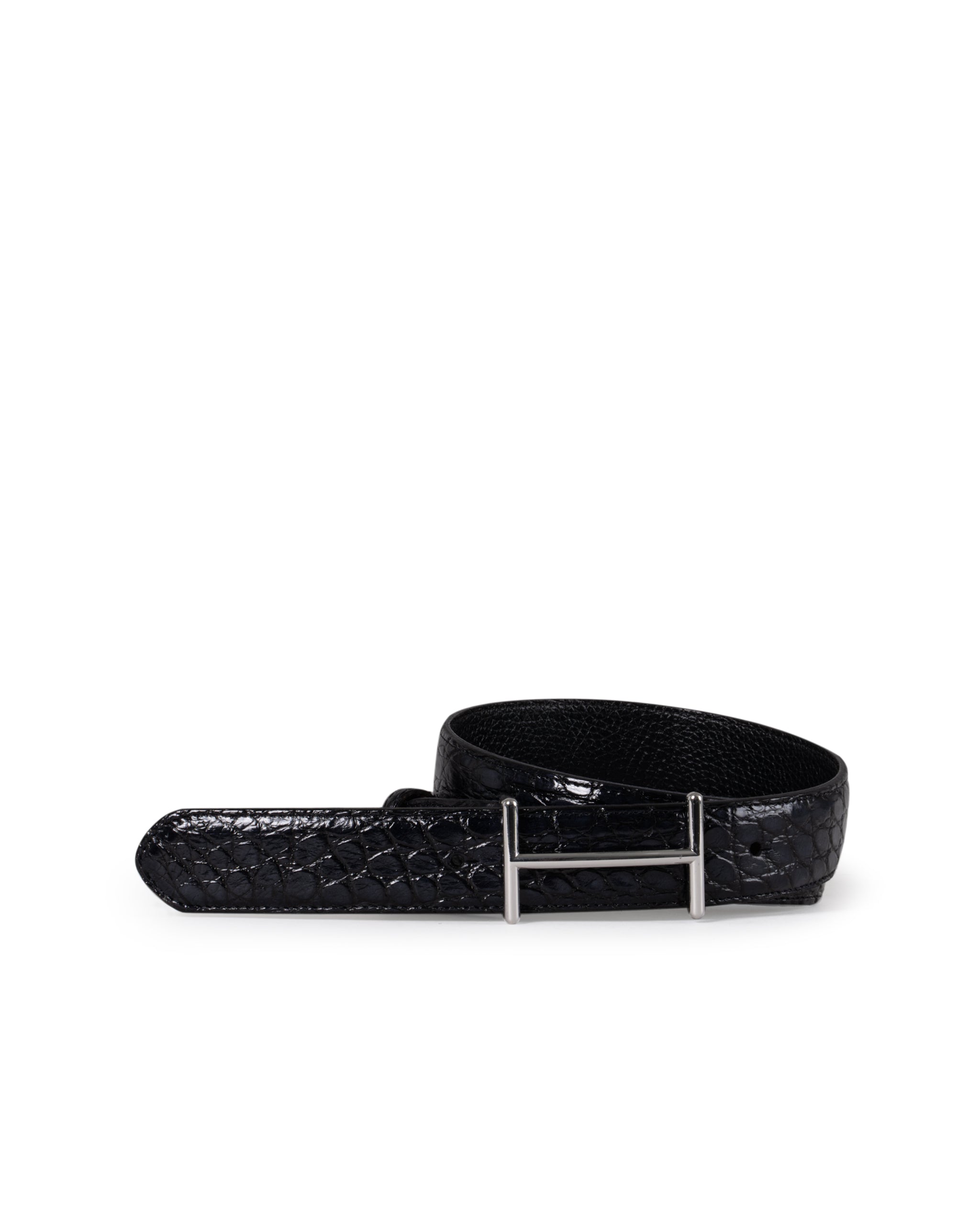 KROKO BELT WITH BUCKLE