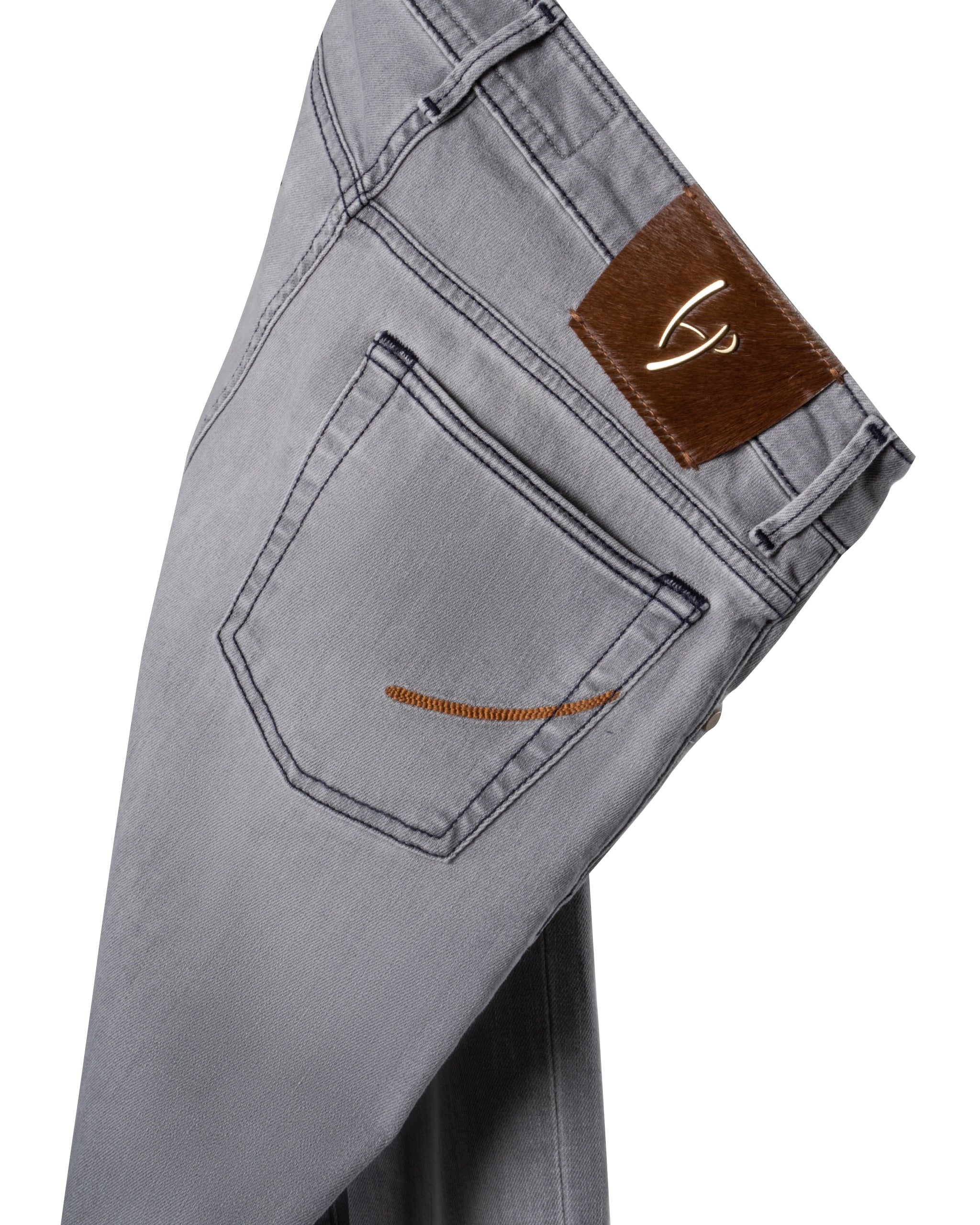 RAVELLO COGNAC JEANS LEATHER PATCH