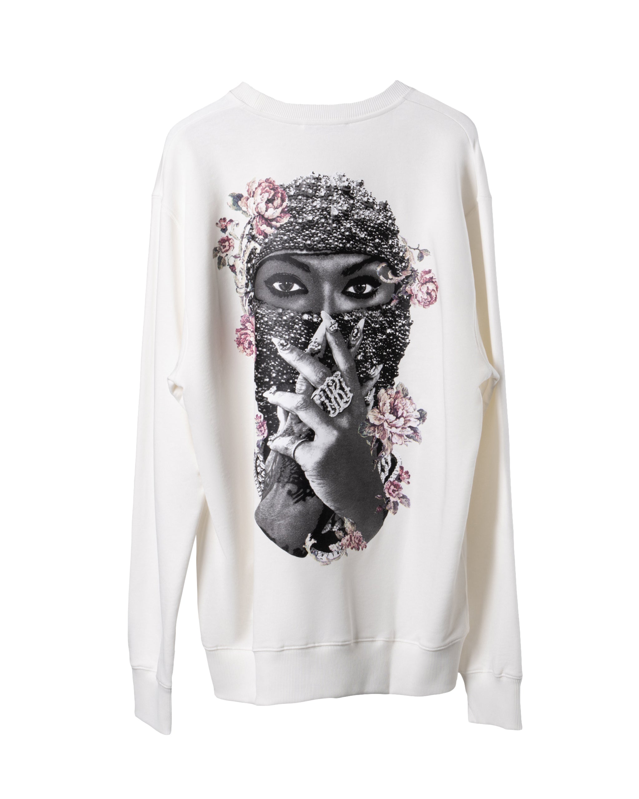 CREWNECK BACK PRINT SWEATER