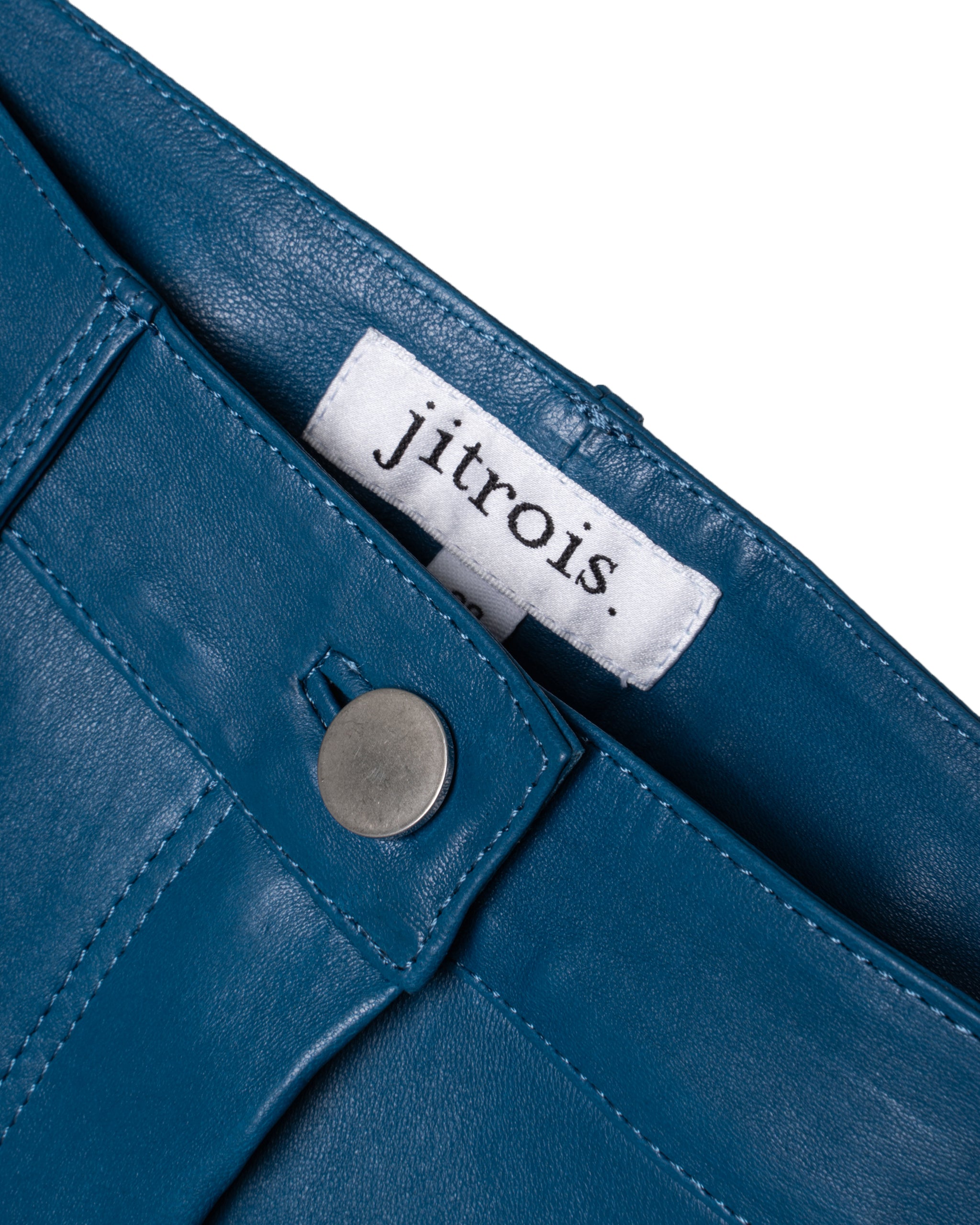 PLONGEE STRETCH LEATHER PANTS