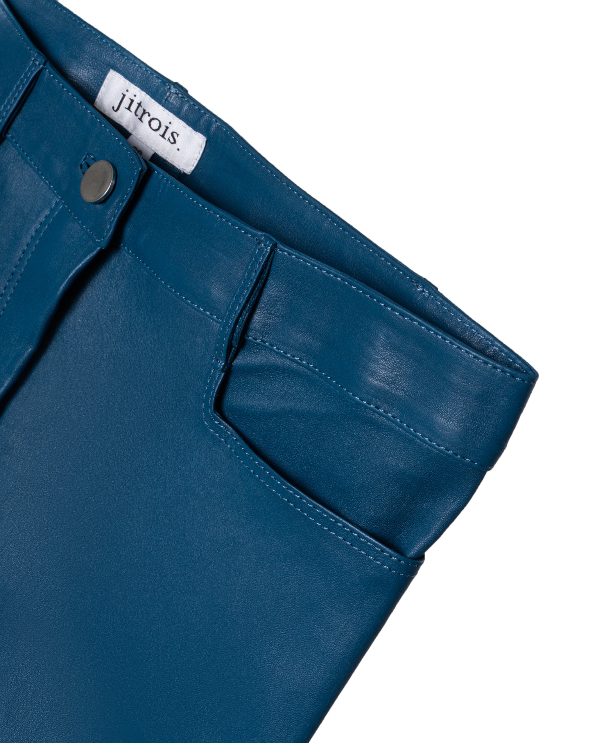 PLONGEE STRETCH LEATHER PANTS