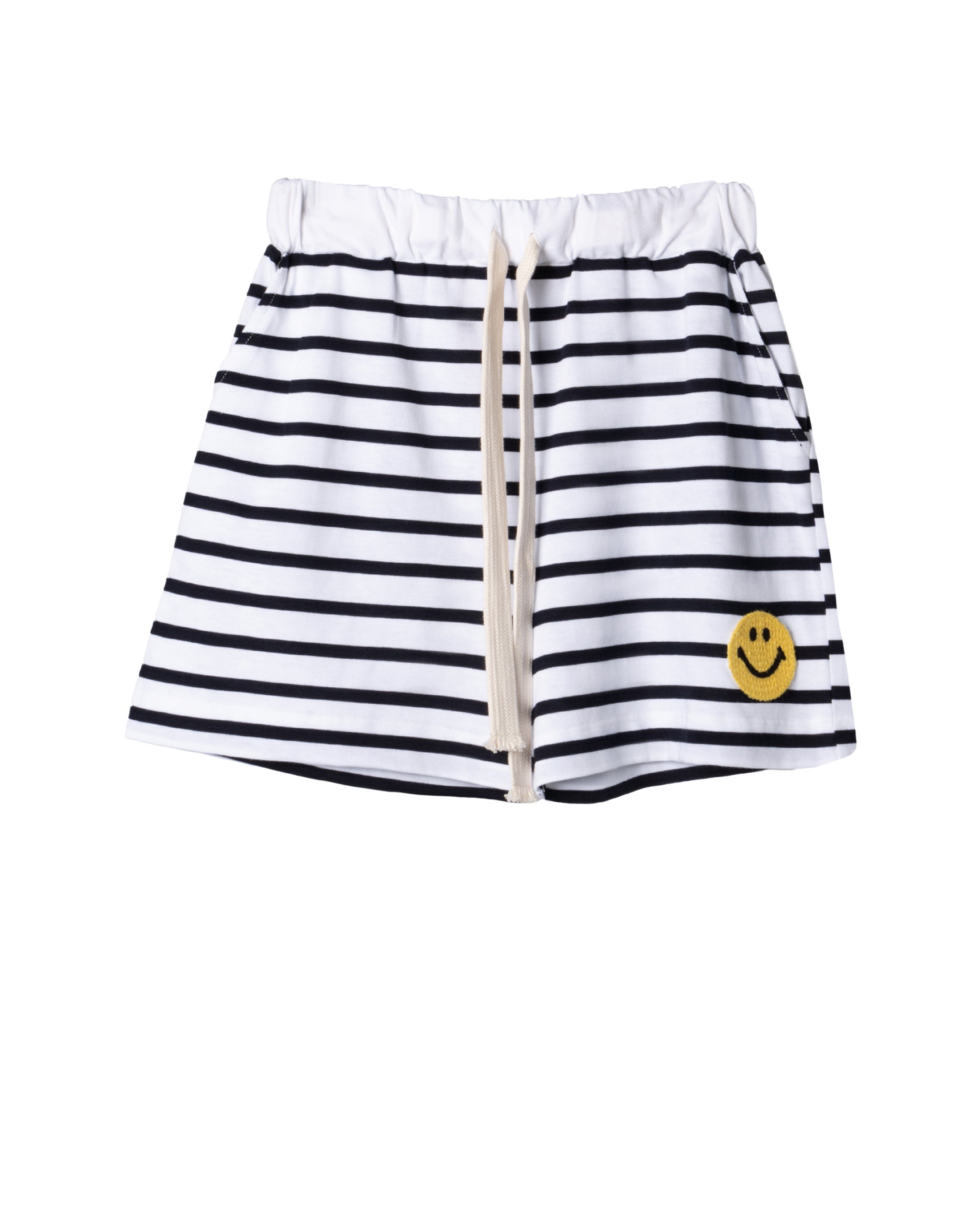 STRIPE SMILEY SHORTS