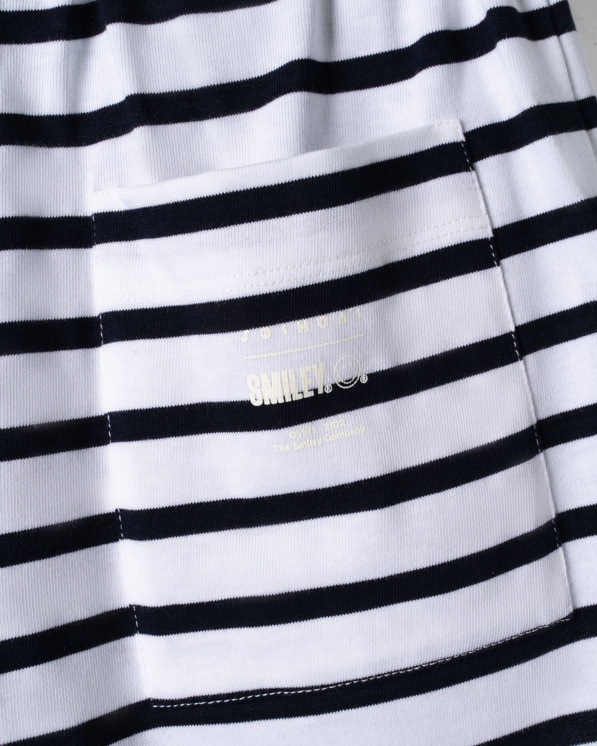 STRIPE SMILEY SHORTS