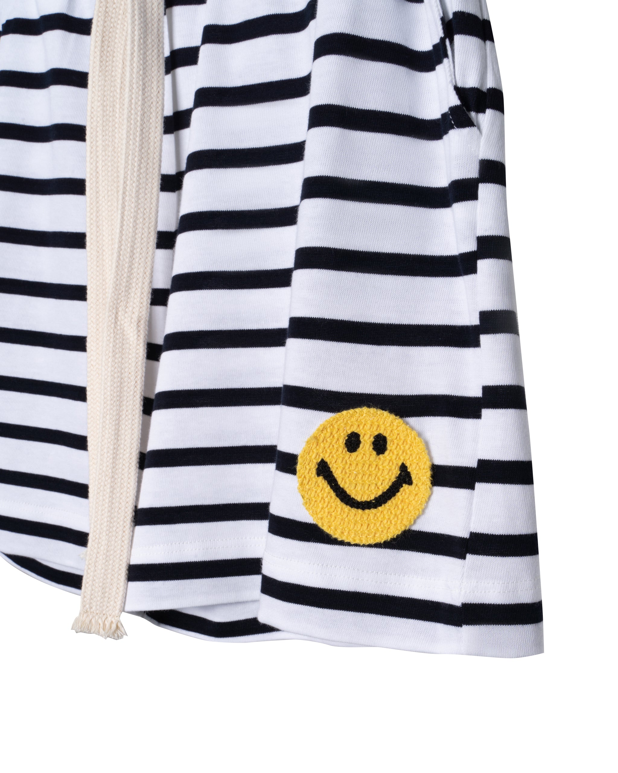 STRIPE SMILEY SHORTS