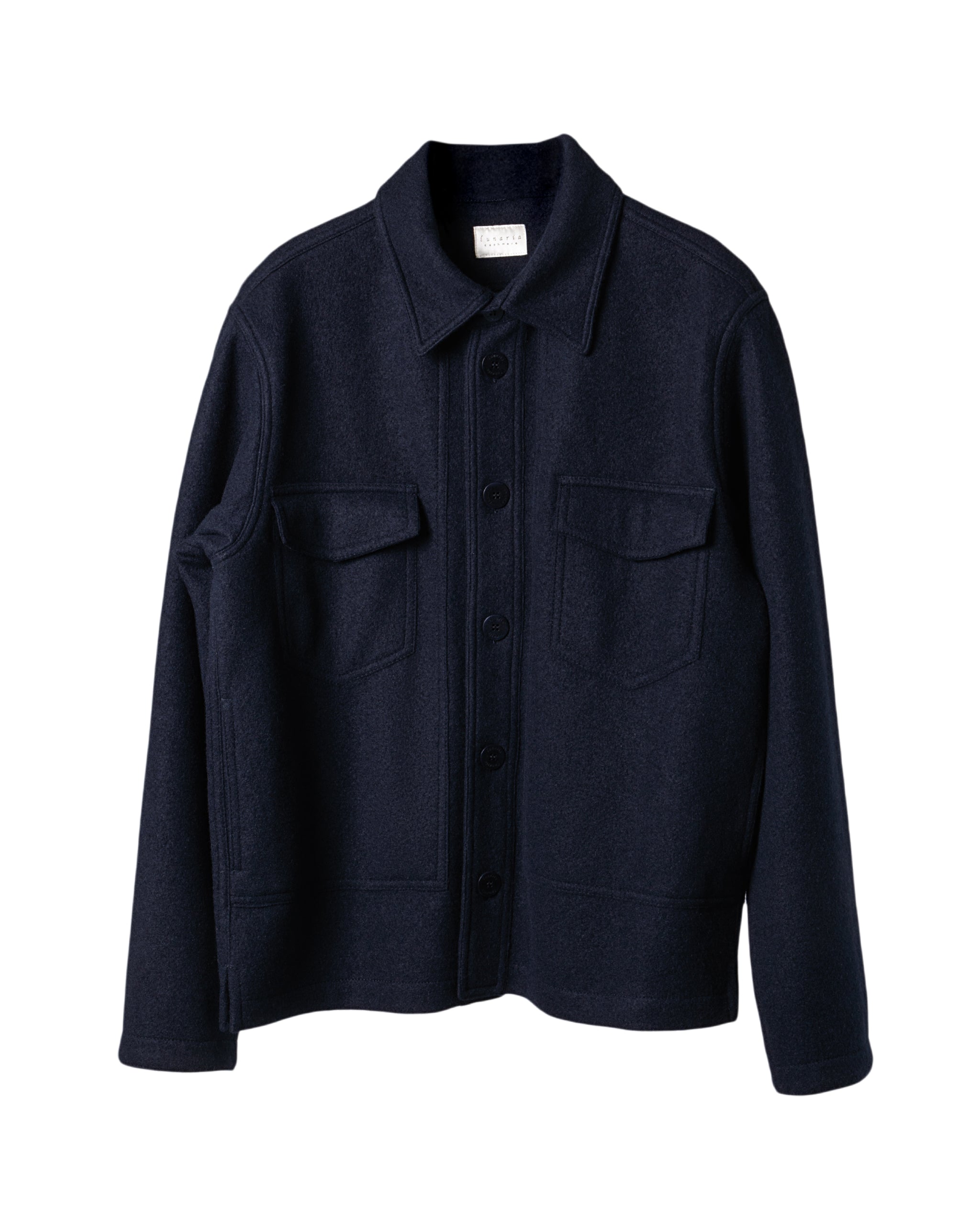 LUXURY CASHMERE DENIM JACKET