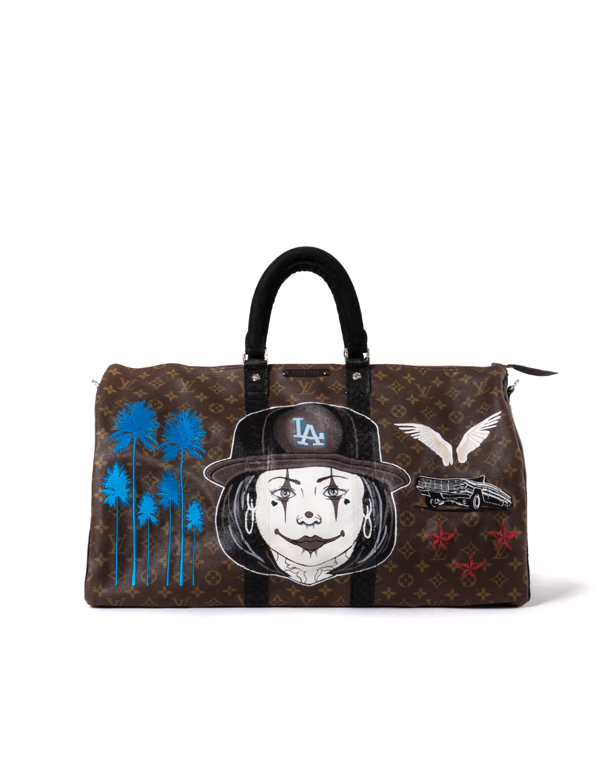 BE CAREFUL WHO YOU TRUST BIG VINTAGE LOUIS VUITTON BAG