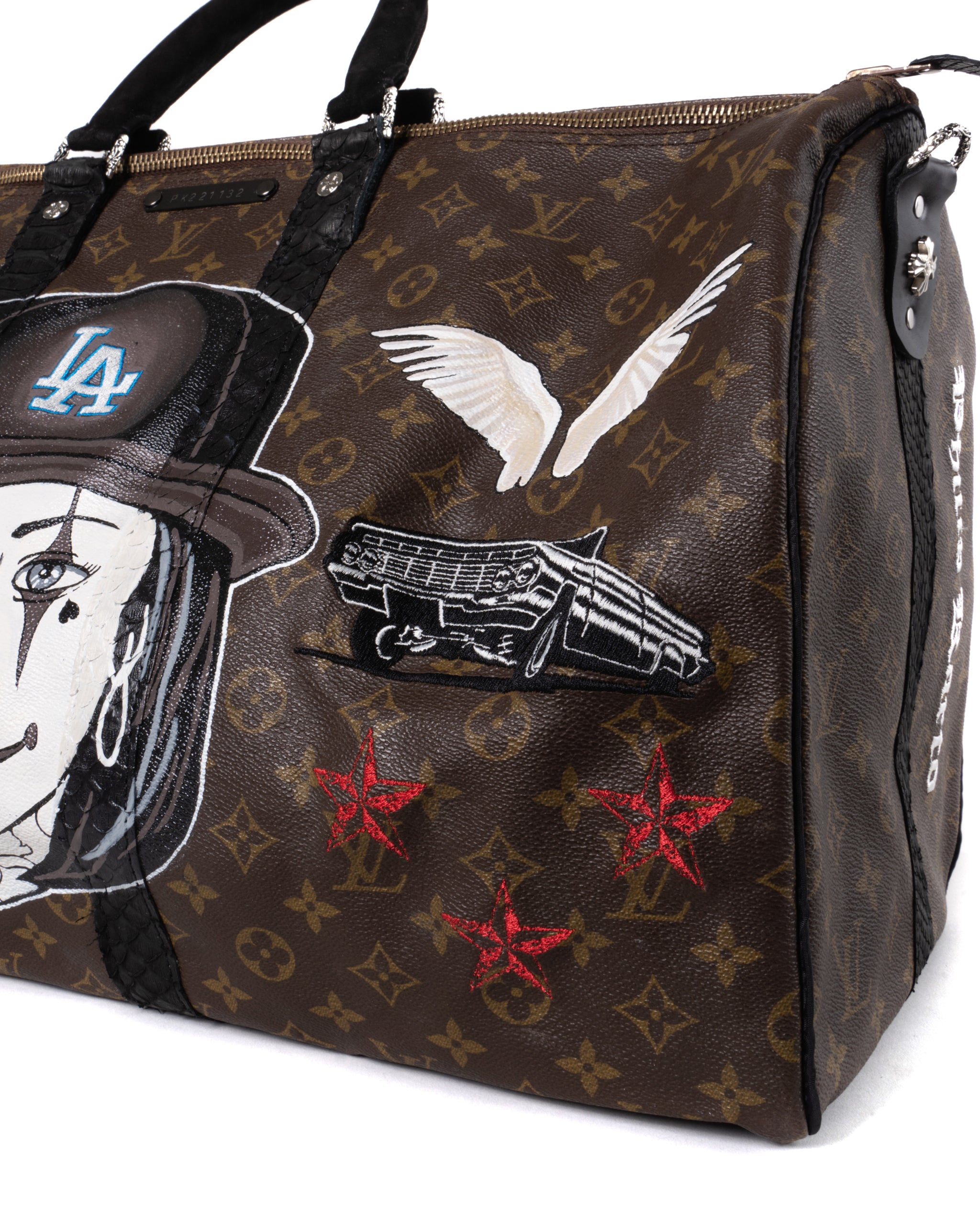 BE CAREFUL WHO YOU TRUST BIG VINTAGE LOUIS VUITTON BAG