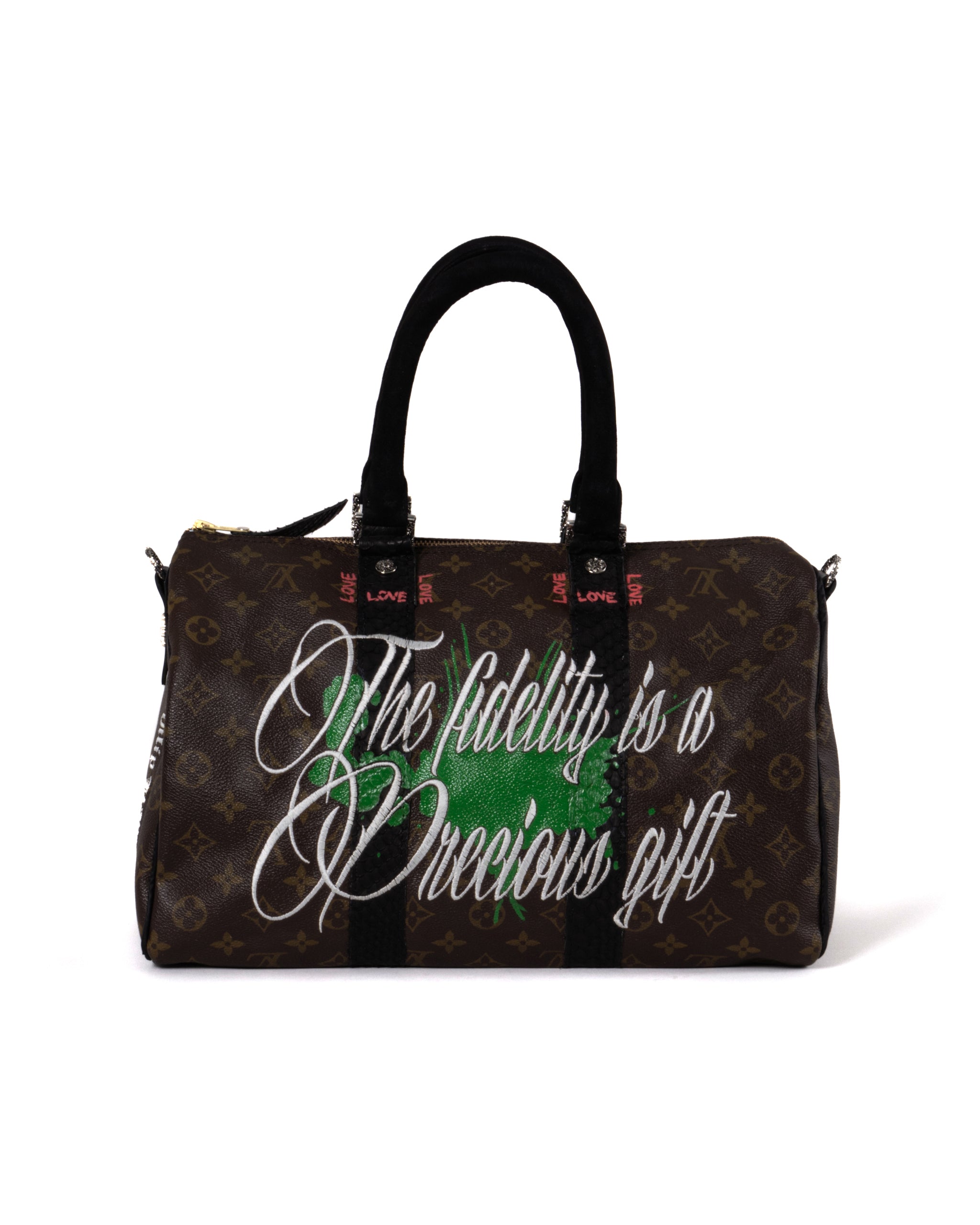 THE FIDELITY IS A PRECIOUS GIFT VINTAGE LOUIS VUITTON BAG
