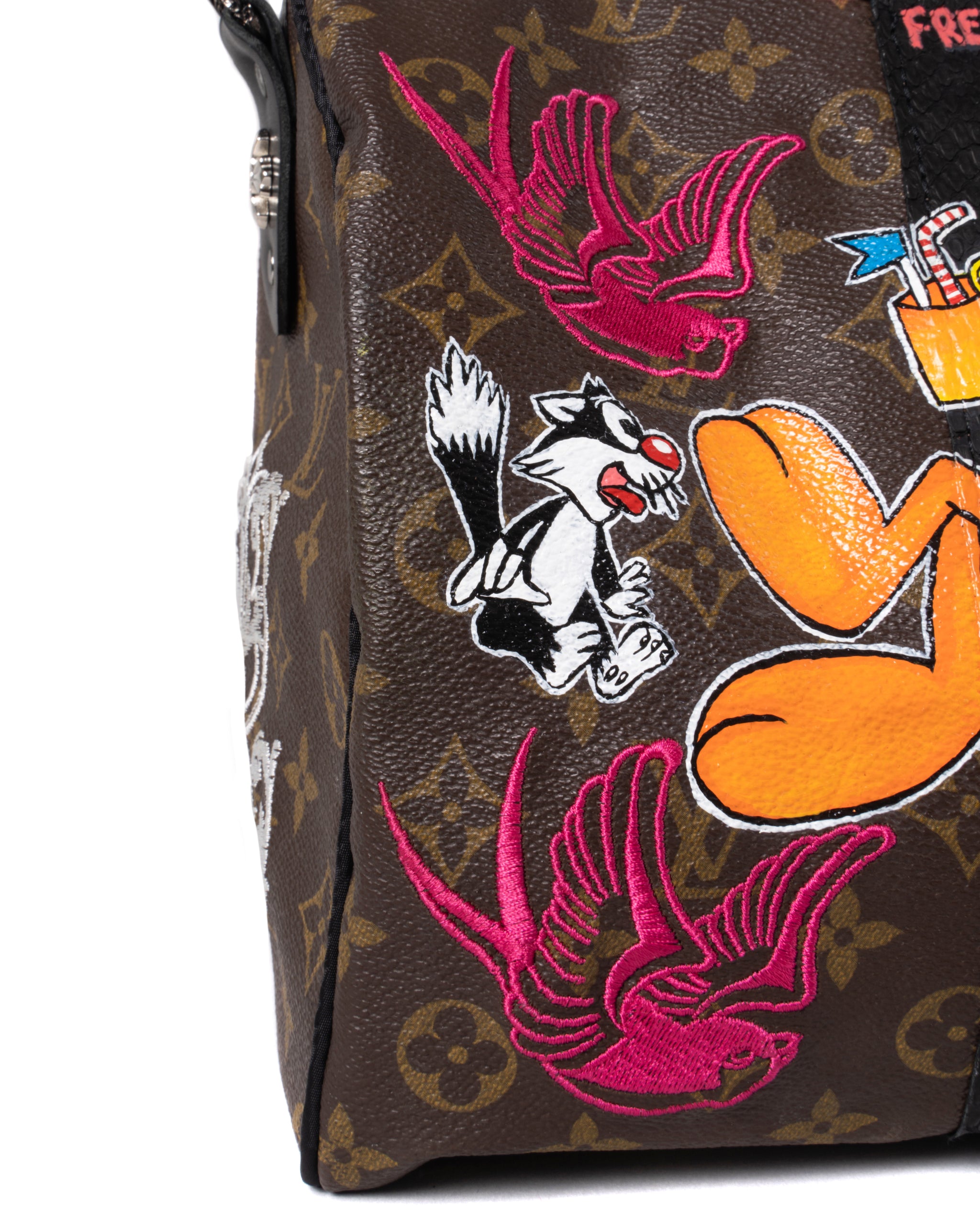 WHEN THE CAT IS NOT THERE VINTAGE LOUIS VUITTON BAG