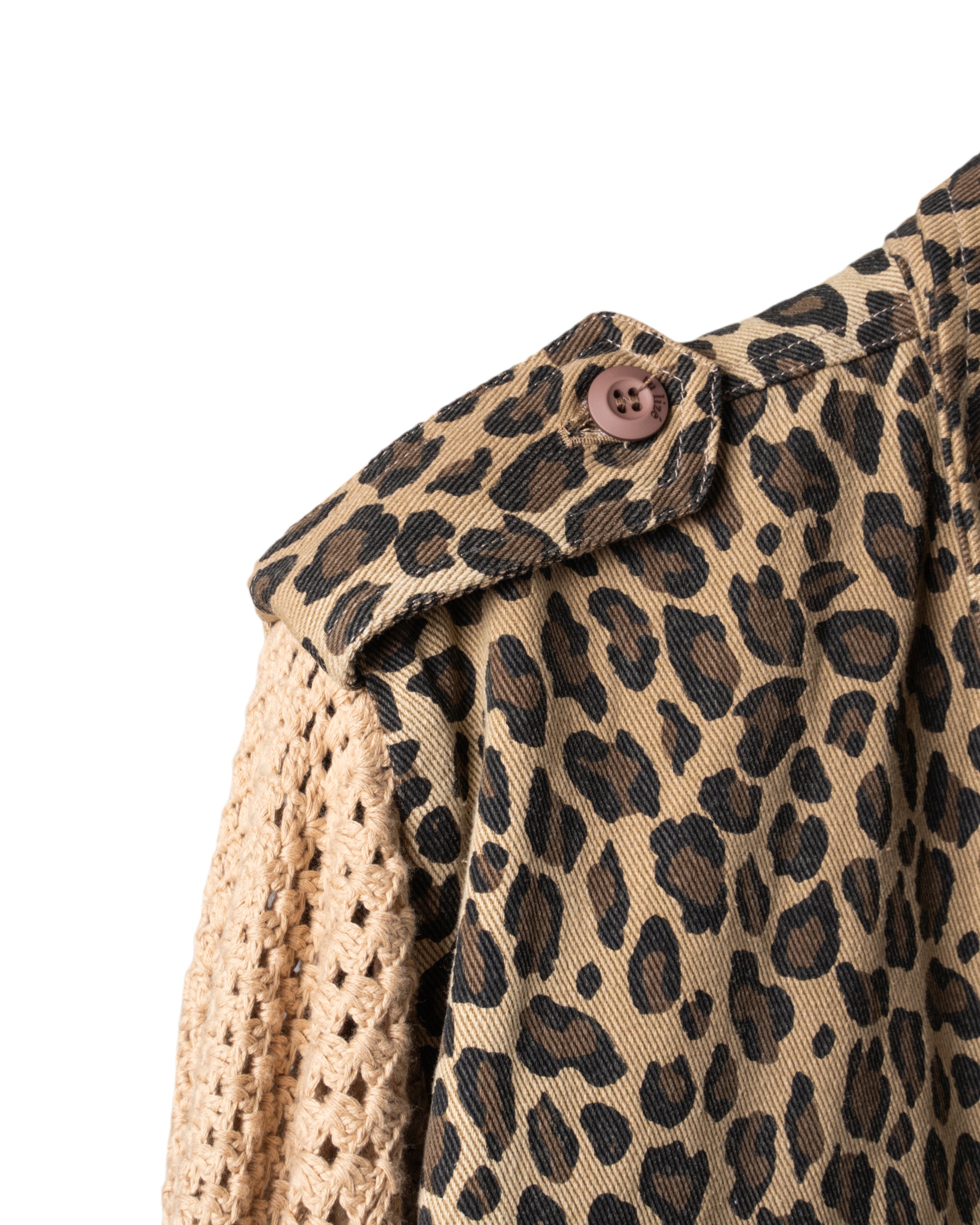 SOLID KNITTED SLEEVES JACKET