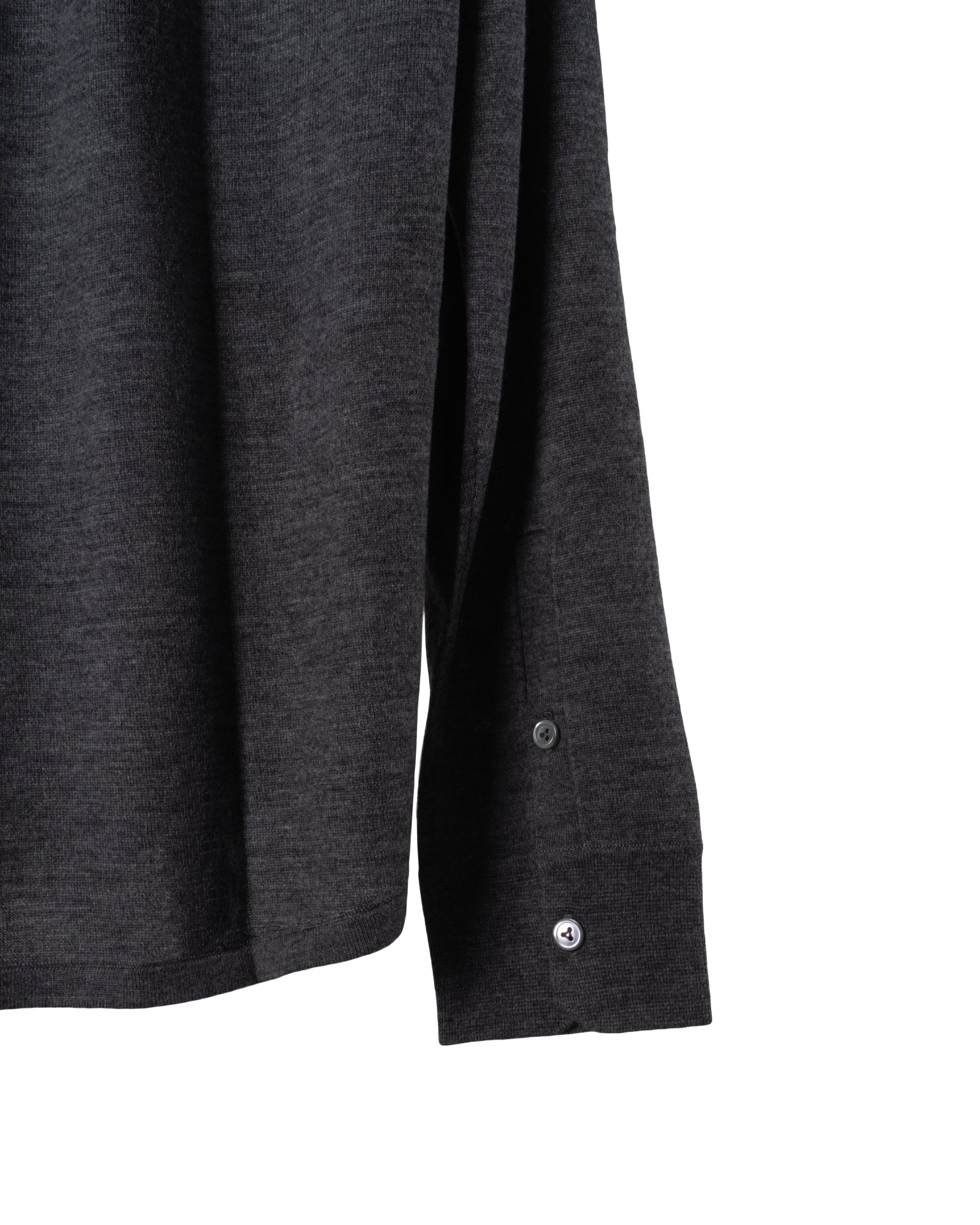 KNITTED CASHMERE MEN SHIRT