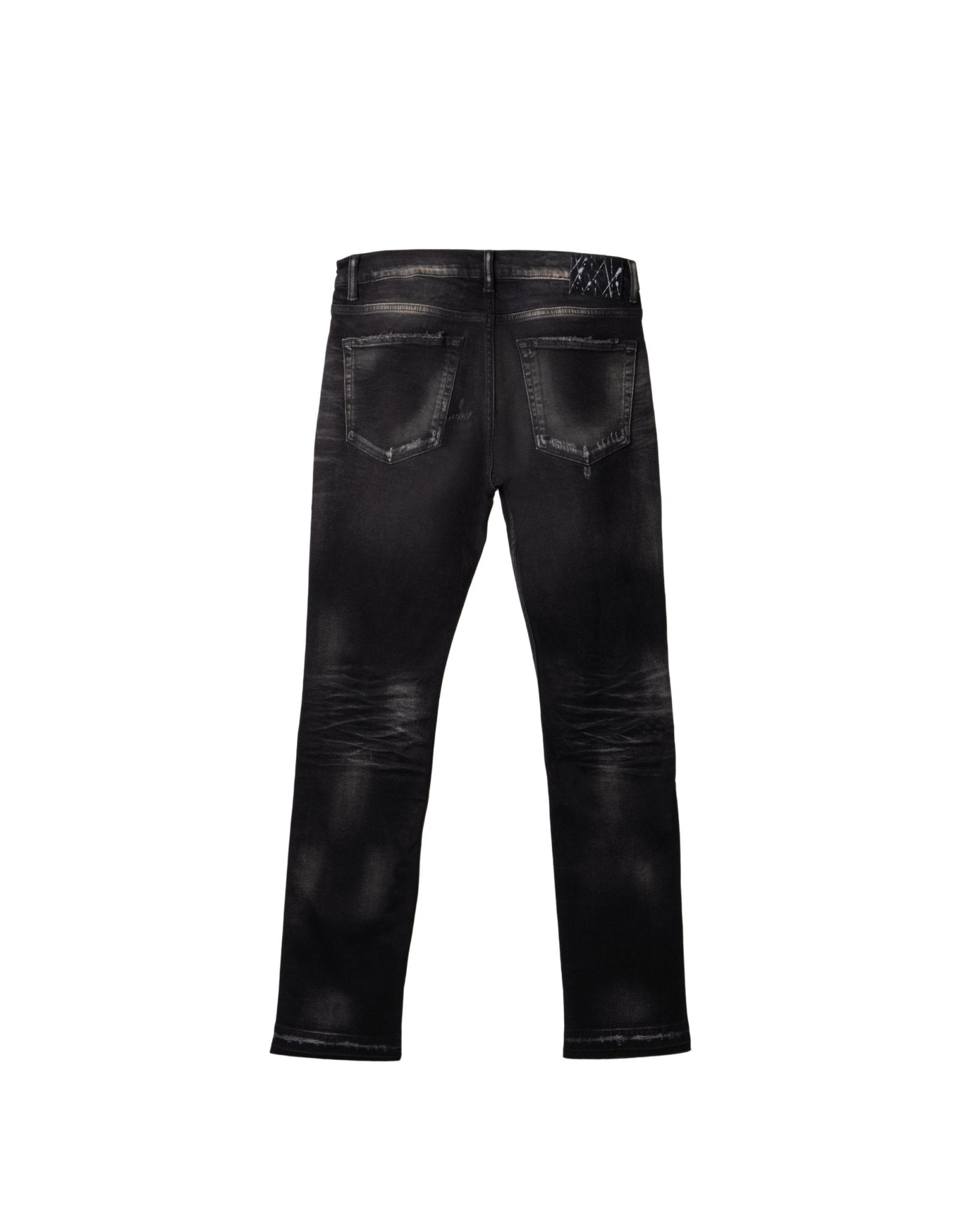 ART MEETS CHAOS | SLIM FIT DESTROYED JEANS - Denim ARTMEETSCHAOS