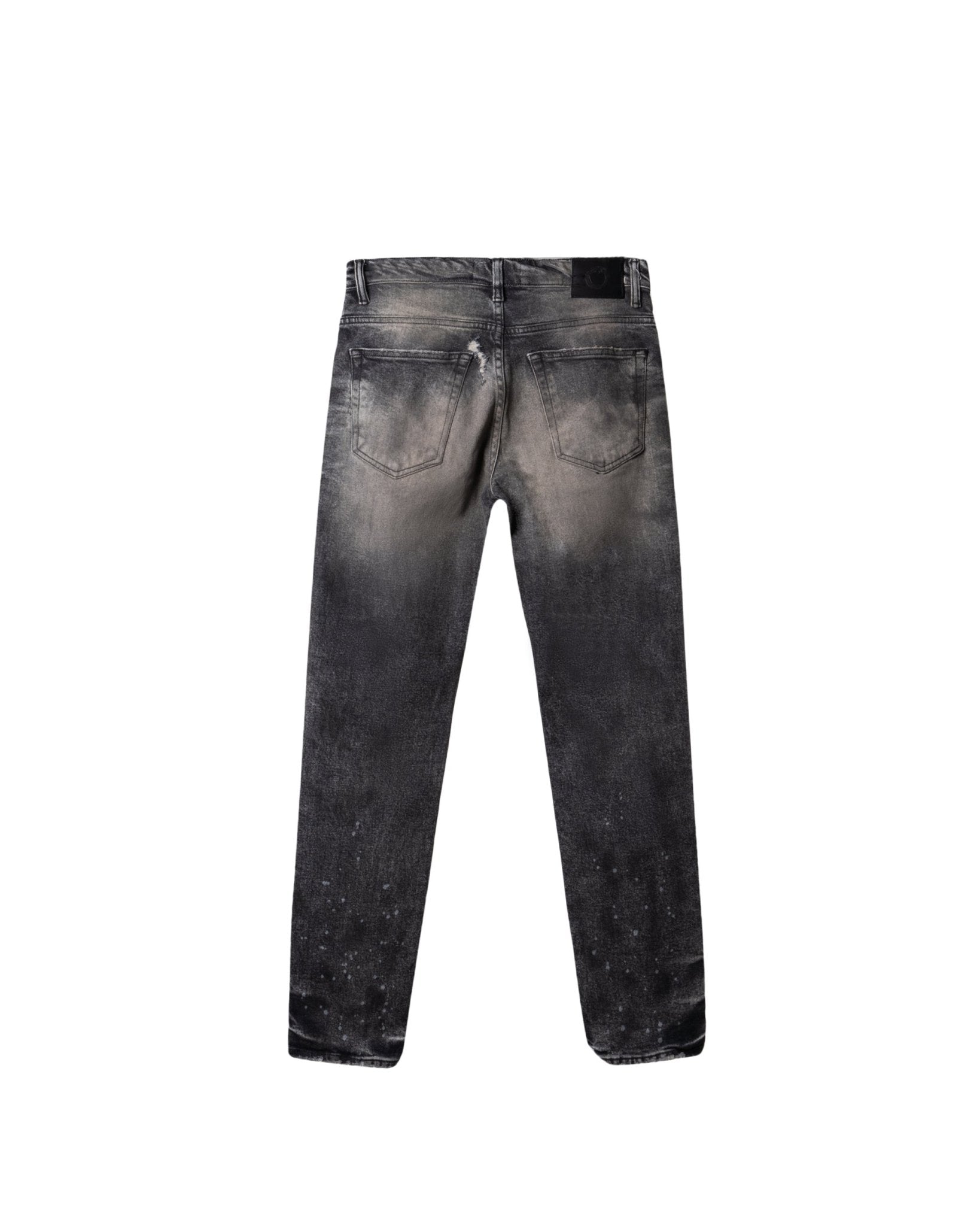 ART MEETS CHAOS | SLIM FIT REPAIRED DESTROYED JEANS - Denim ARTMEETSCHAOS