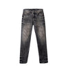 ART MEETS CHAOS | SLIM FIT REPAIRED DESTROYED JEANS - Denim ARTMEETSCHAOS