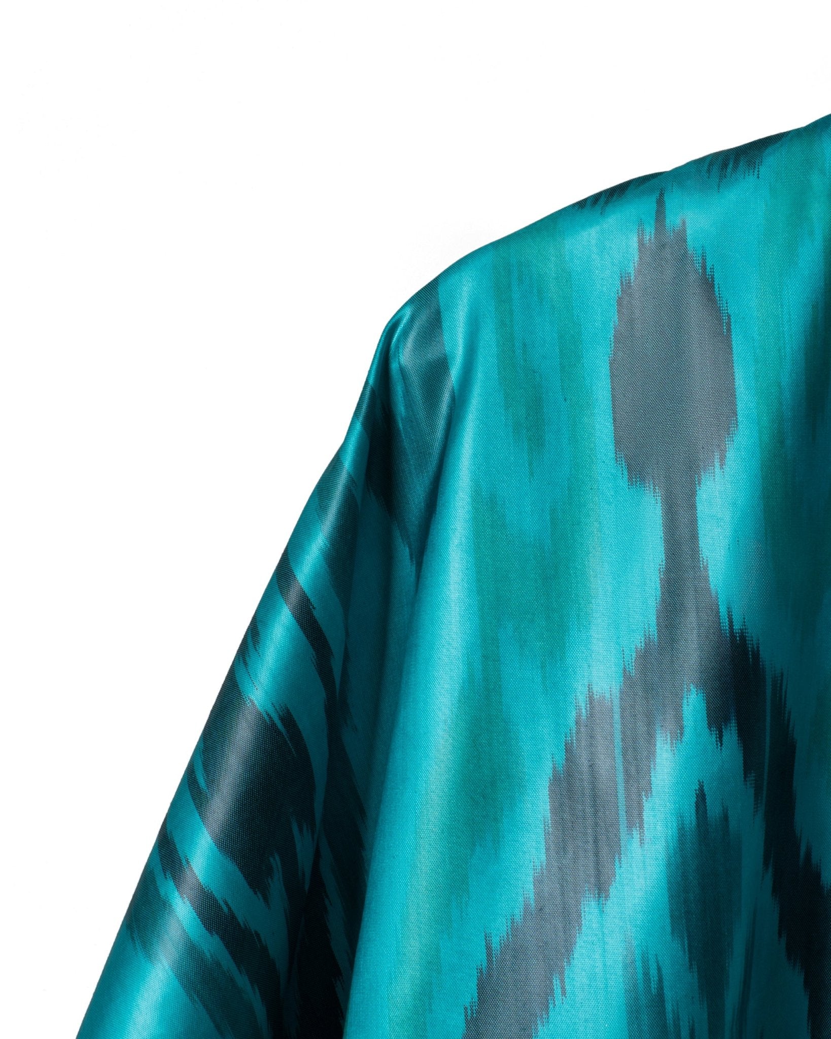 BELTEPA | OVERSIZE TAFT SILK V CAFTAN - Dresses BELTEPA