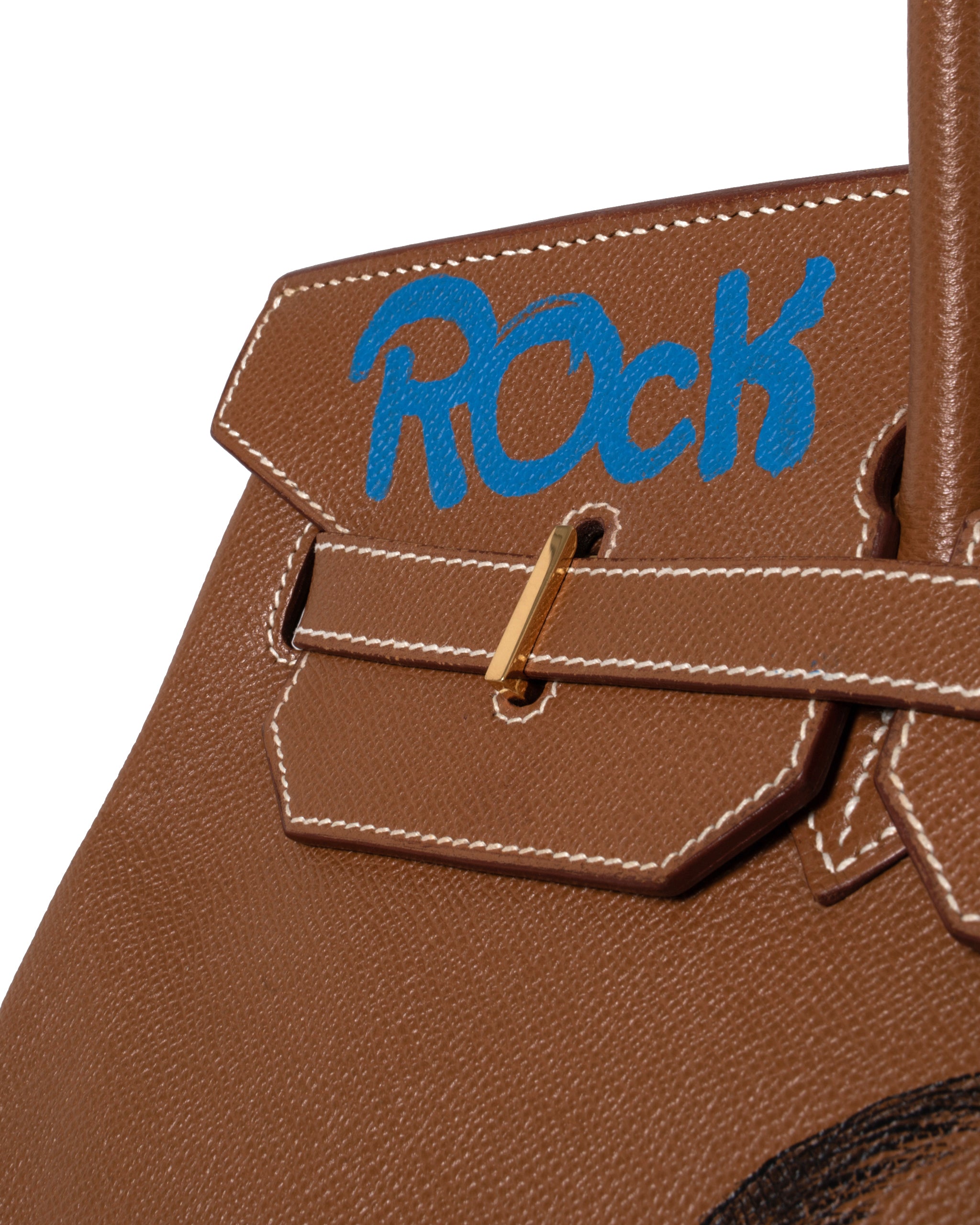 BIG BIRKIN SKULL DESIGN "ROCK & ROLL" DESIGN