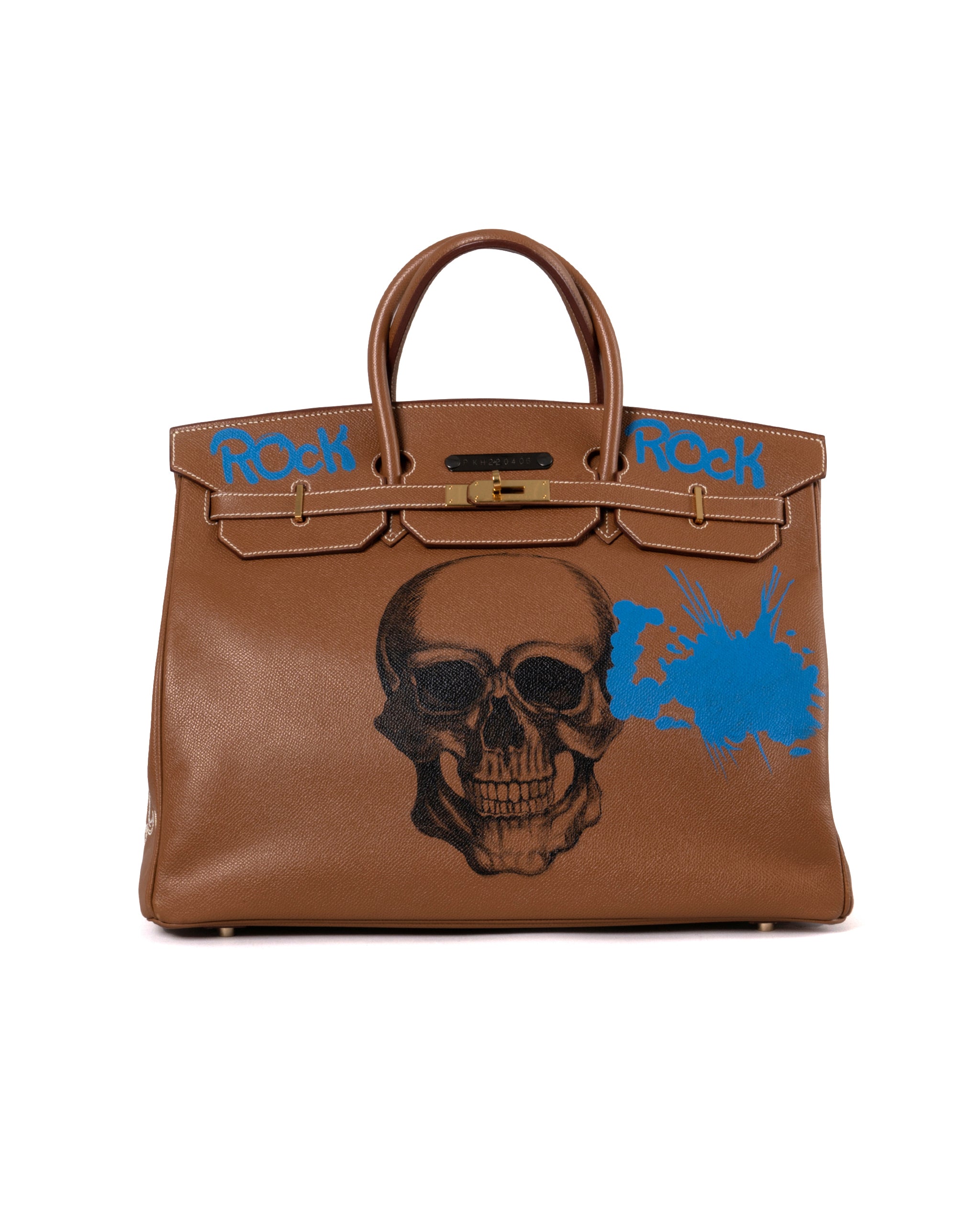 BIG BIRKIN SKULL DESIGN "ROCK & ROLL" DESIGN