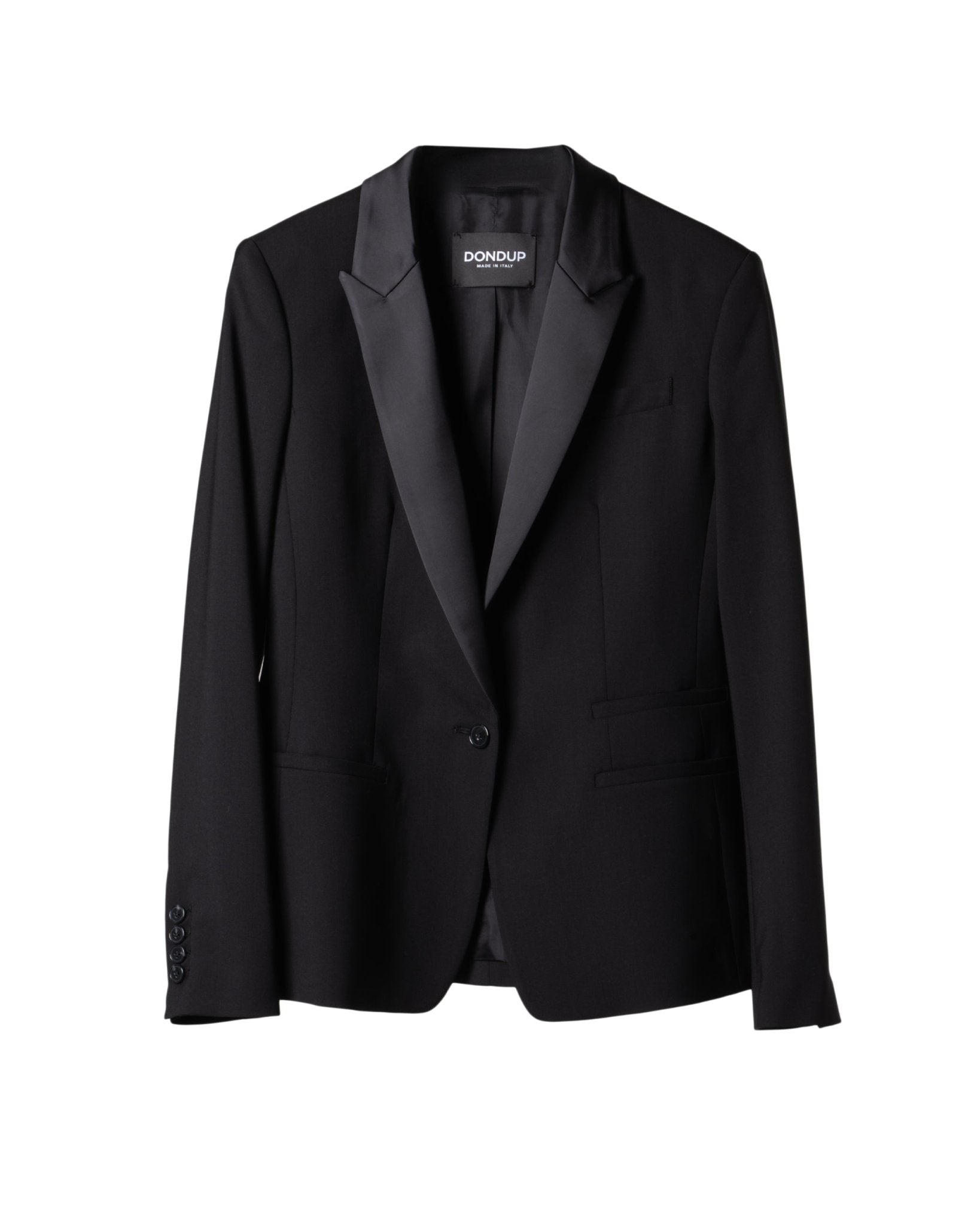 DONDUP | SMOKING SATIN REVER BLAZER - Blazers DONDUP