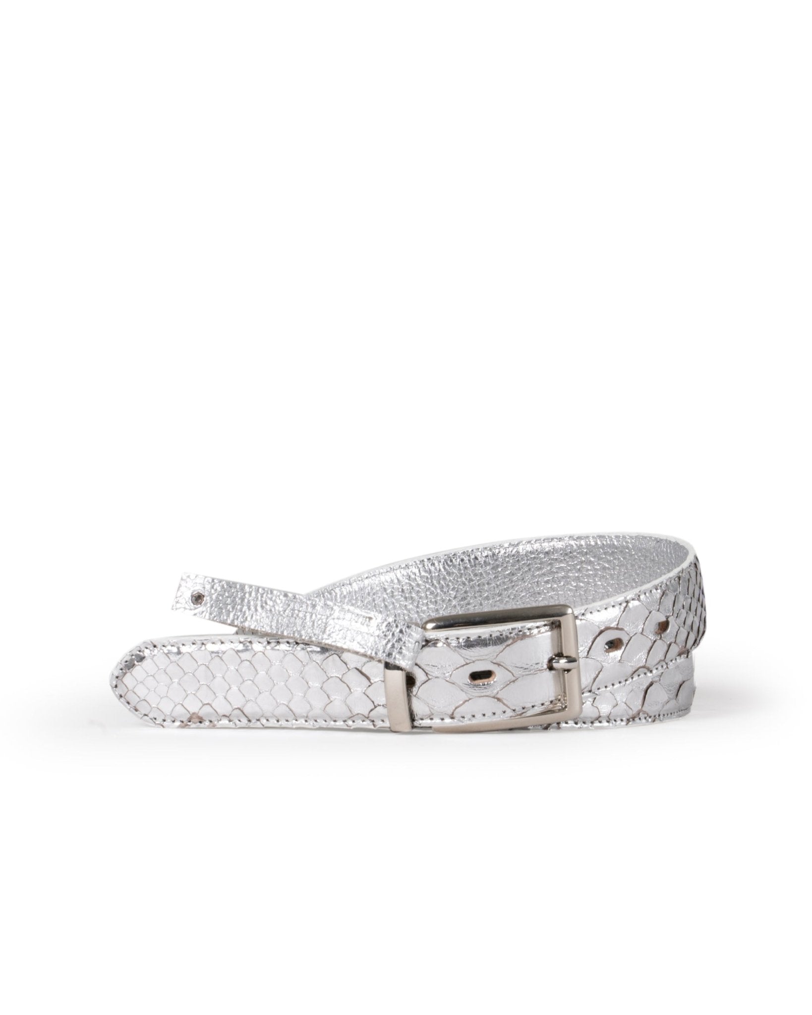 FAUSTO COLATO | SOFT PITONE REVERSE BELT WITH BUCKLE - Belts FAUSTO COLATO