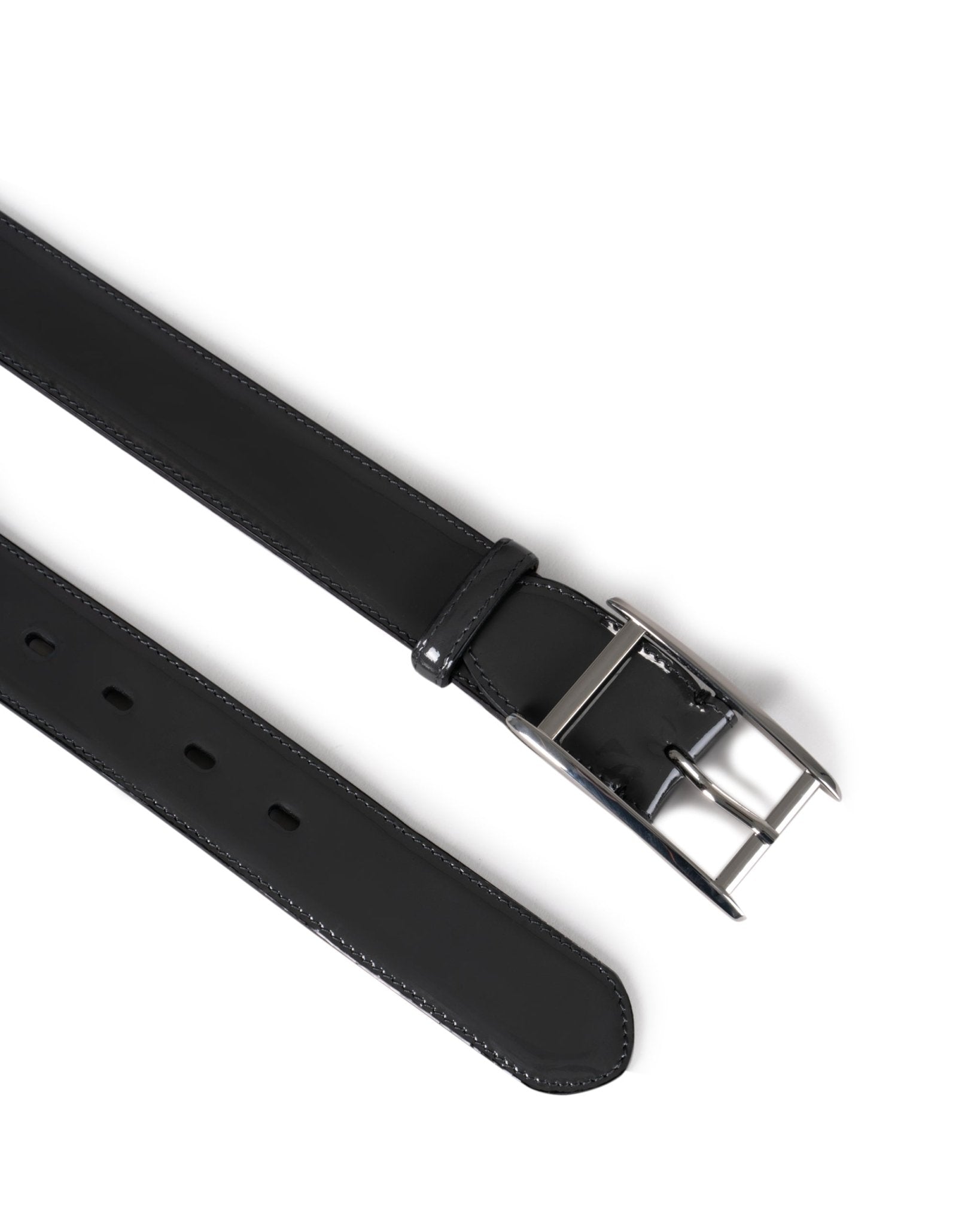 FAUSTO COLATO | SOFT VARNISH BELT WITH BUCKLE - Belts FAUSTO COLATO