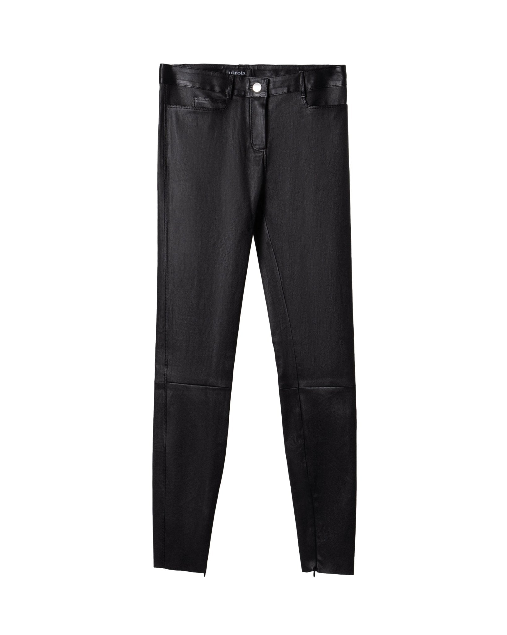 JITROIS | PLONGEE STRETCH LEATHER PANTS - Trousers JITROIS