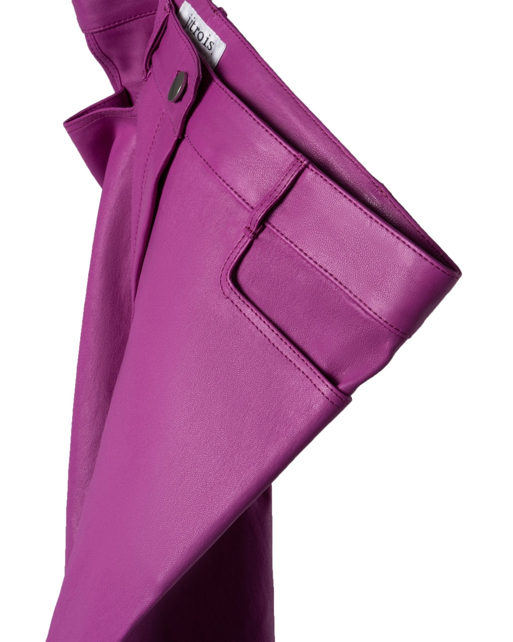 JITROIS | PLONGEE STRETCH LEATHER PANTS - Trousers JITROIS