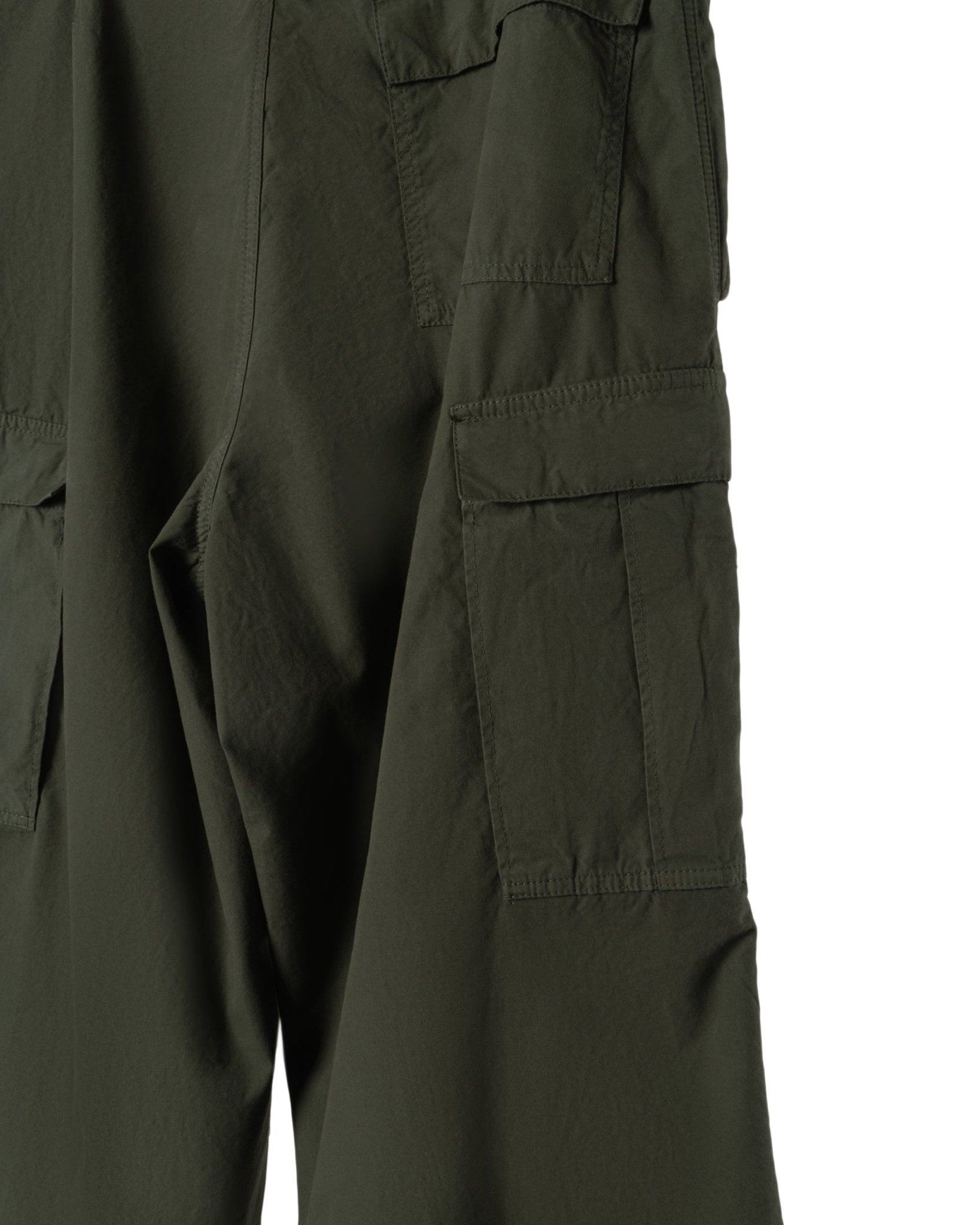 Khaki olivfarbene Super Cargo Typewriter Baumwollhose von Cellor Dor - Trousers CELLAR DOR