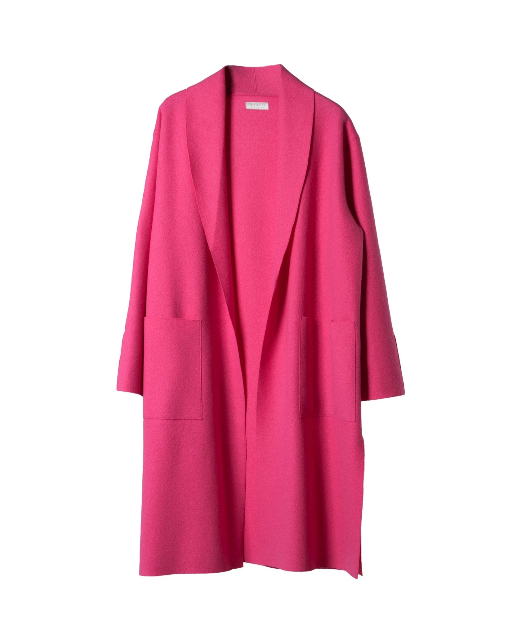 LUNARIA | LONG BELTED COAT - Knitwear LUNARIA