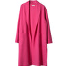 LUNARIA | LONG BELTED COAT - Knitwear LUNARIA