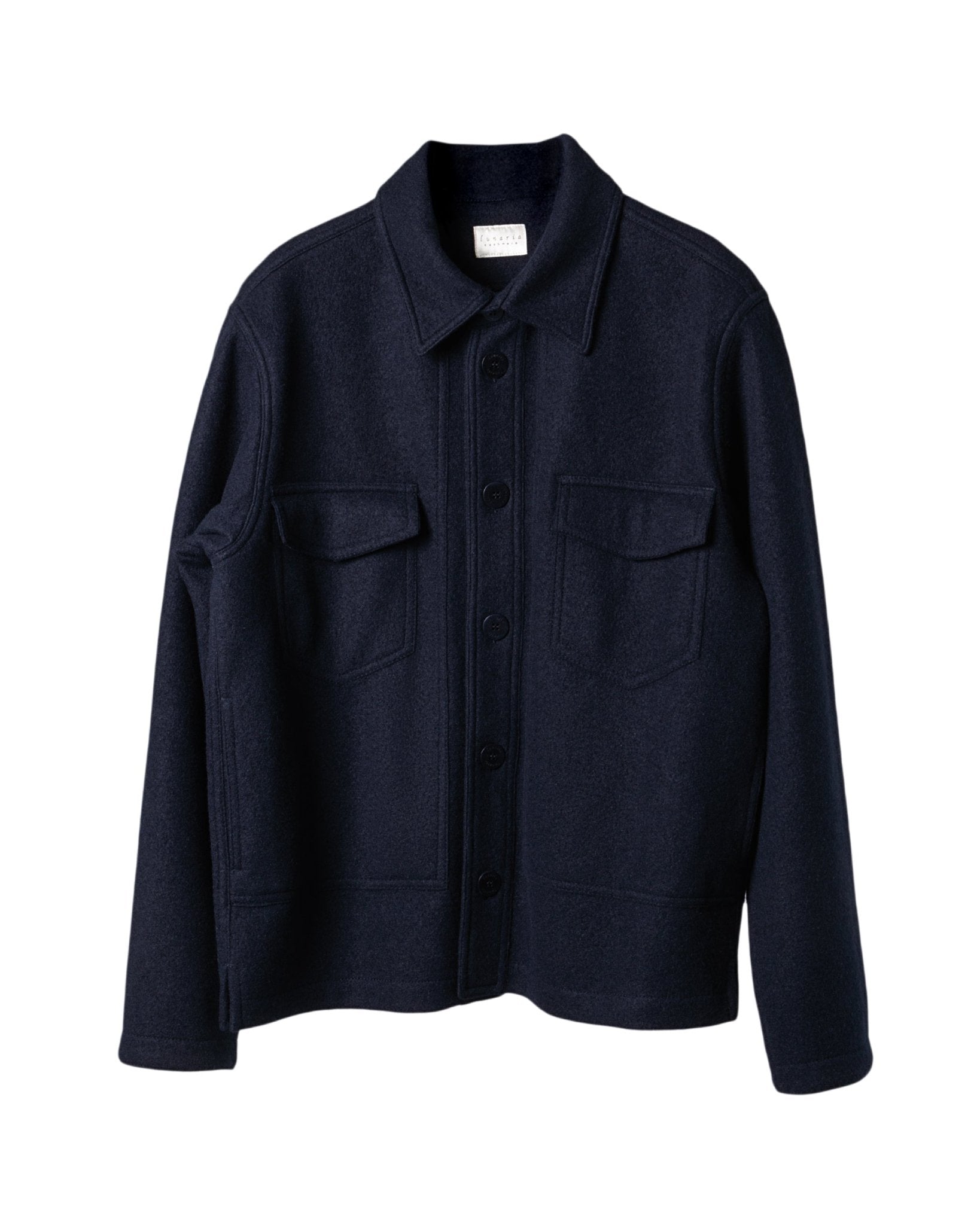 LUNARIA | LUXURY CASHMERE DENIM JACKET - Knitwear LUNARIA