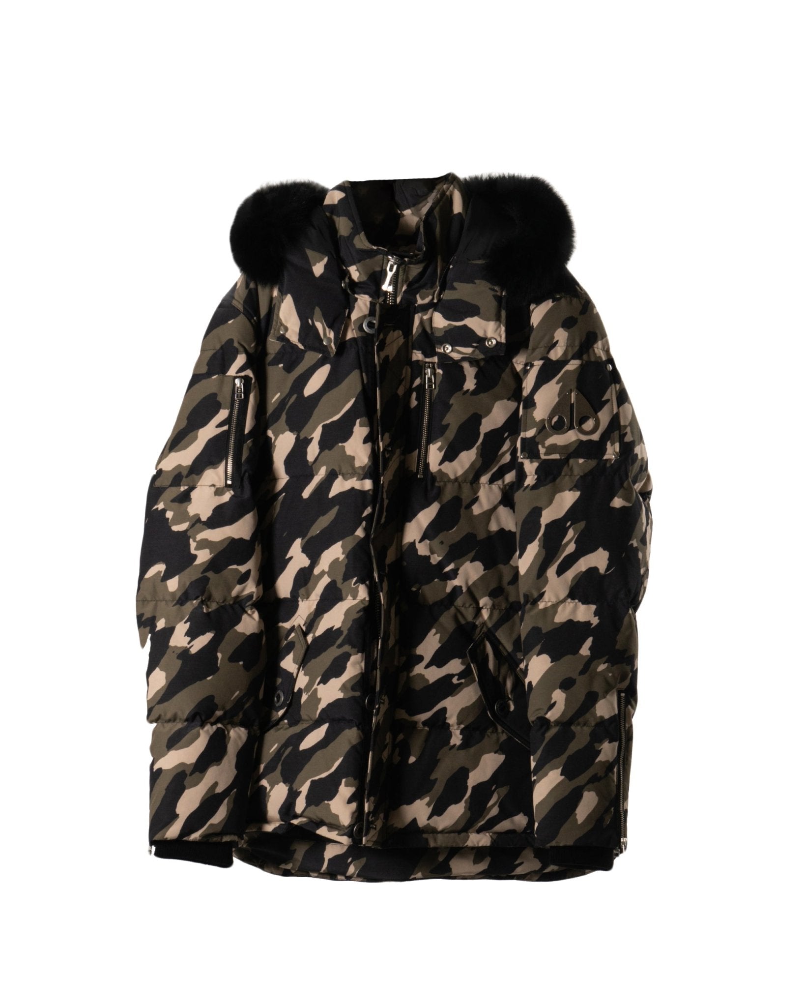 MOOSE KNUCKLES | CAMOU - FOX TRIM DOWN JACKET - Coats & Jackets MOOSE KNUCKLES