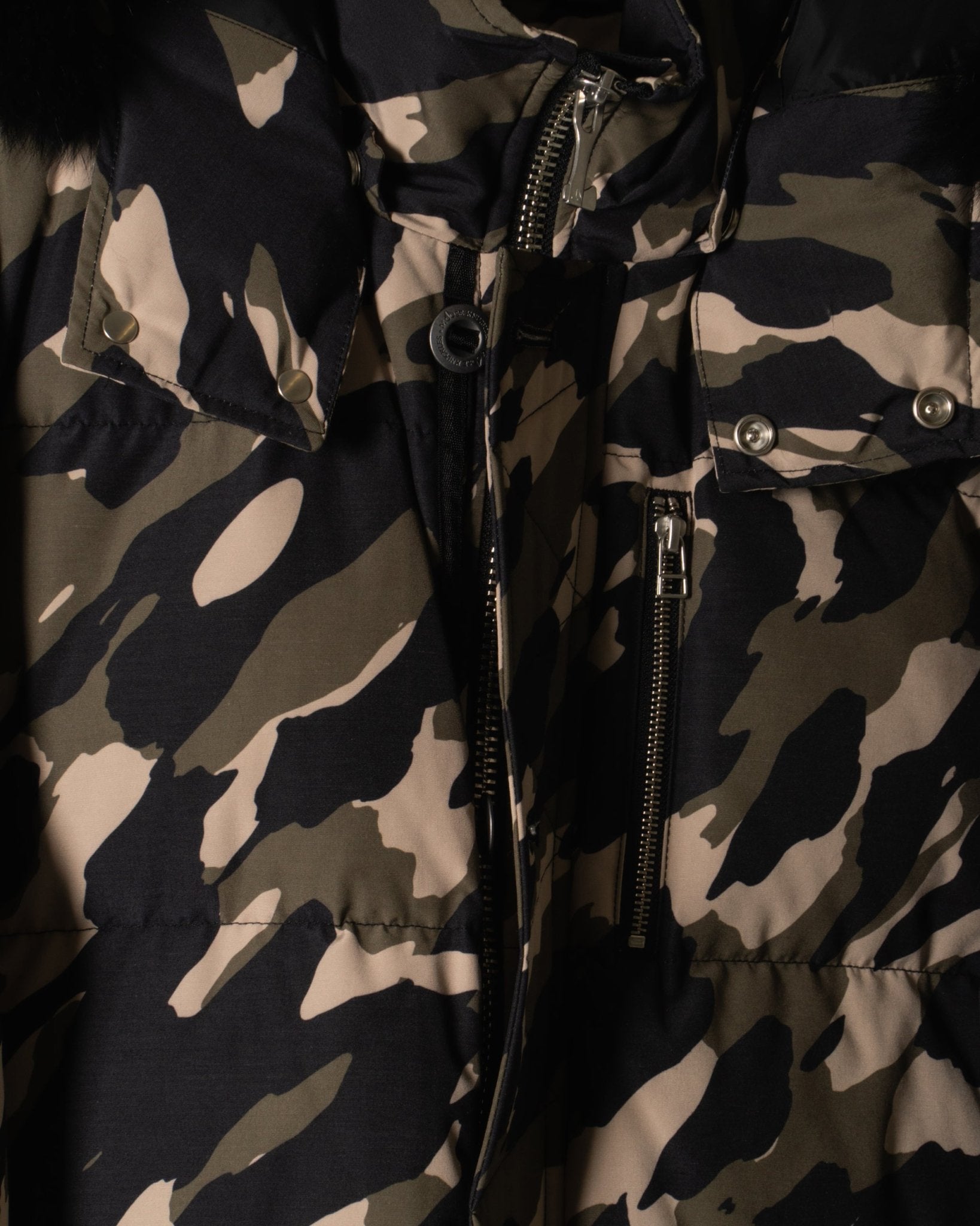 MOOSE KNUCKLES | CAMOU - FOX TRIM DOWN JACKET - Coats & Jackets MOOSE KNUCKLES