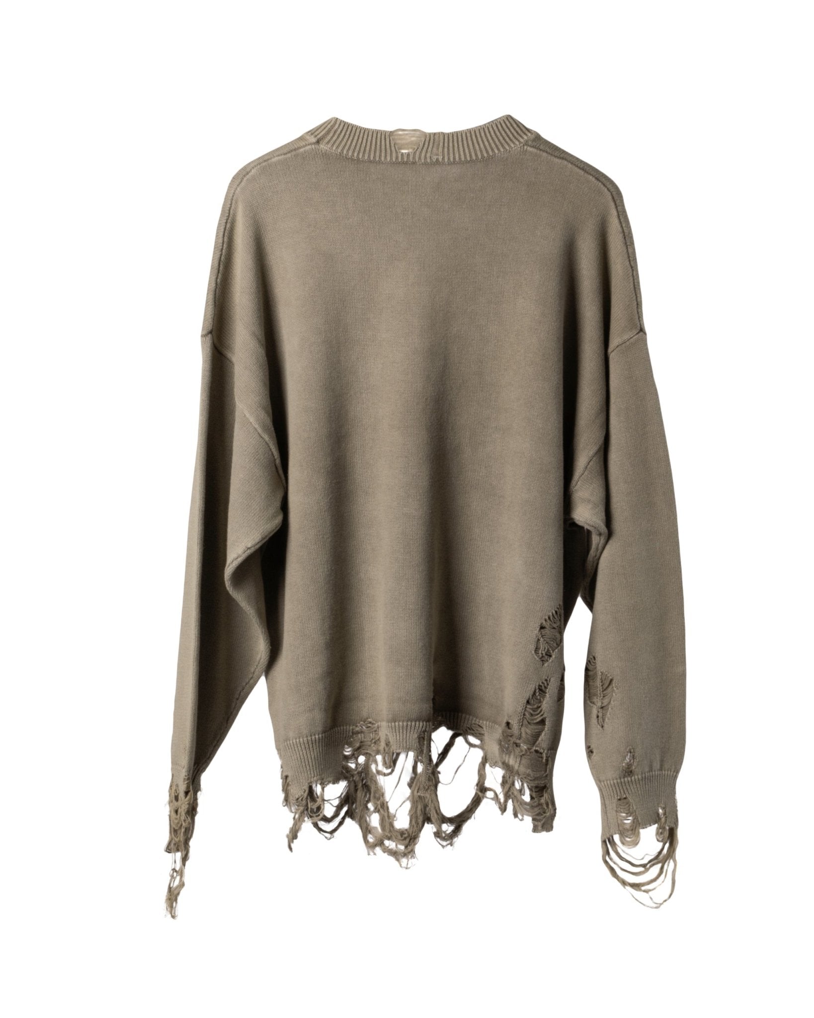 R13 LA | DESROYED OVERSIZE SWEATER - Knitwear R13 WOMEN