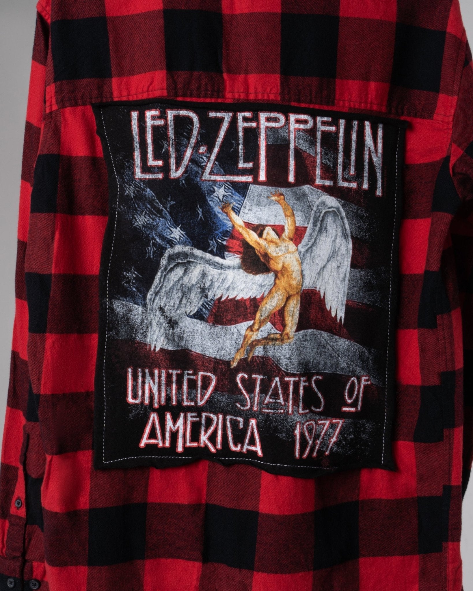 SOJARA | VINTAGE US FLANNEL LED ZEPPLIN SHIRT-Shirts SOJARA