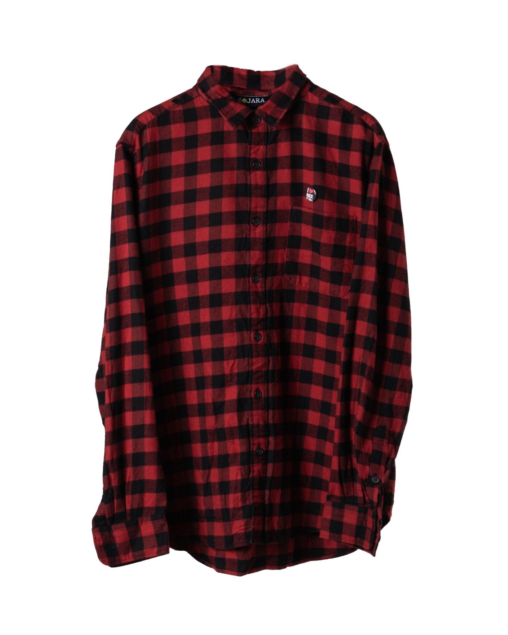 SOJARA | VINTAGE US FLANNEL RED HOT CHILLI PEPERS SHIRT-Shirts SOJARA
